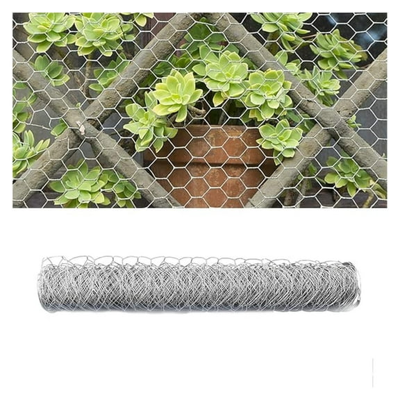 72 Inch x 50 ft Galvanized Hexagonal Wire Poultry Netting Mesh for Projects and Gardening Metal Mesh Fencing/Chicken Wire