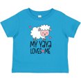 thumbnail image 3 of Inktastic My Yaya Loves Me Baby Grandchild Lamb Girls Baby T-Shirt, 3 of 5