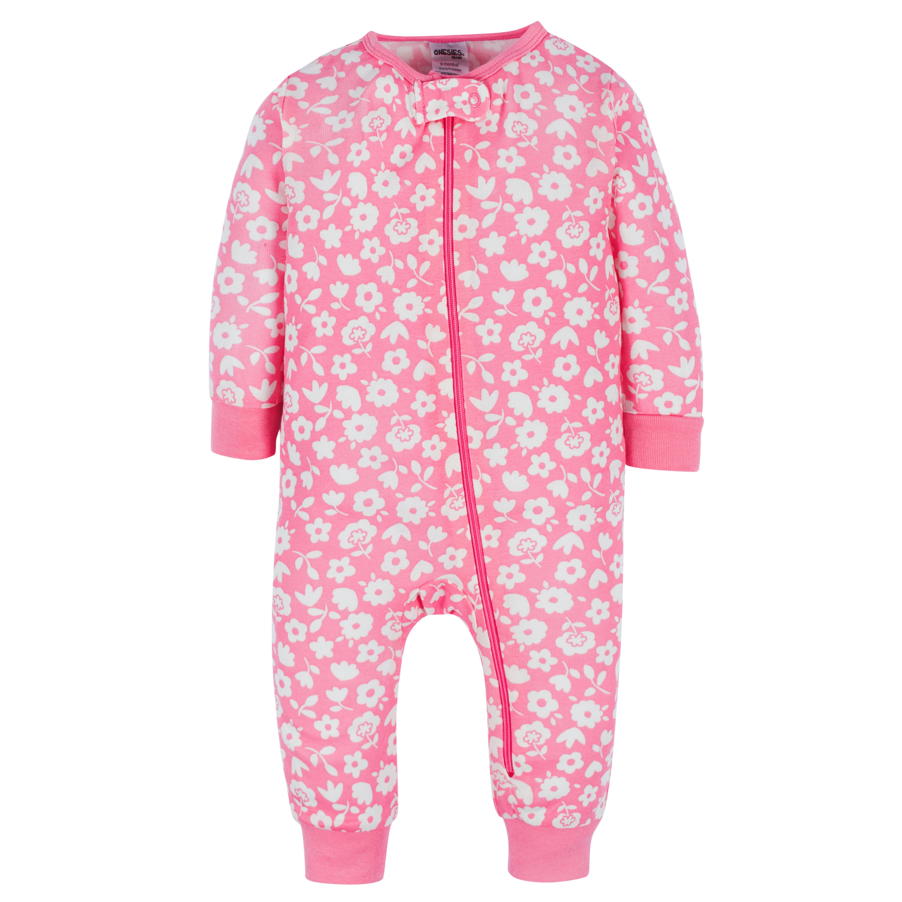 Gerber Baby and Toddler Girl Snug Fit Footless Pajamas 3 Pack Sizes 0 3 Months 5T Walmart