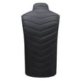 thumbnail image 4 of Heated Vest for Men 9 Heat Zones 2 Heat Levels Solid Stand Collar Smart Rechargeable Lightweight Sleeveless Puffer Unisex Jackets Winter Warm Outwear No Battery Casual Tops Black Xxxxl, 4 of 8
