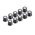 thumbnail image 2 of Boutons de Volume, 10 Pcs Potentiomètre de Volume pour Guitare Électrique Basse en Forme de D, 2 of 8
