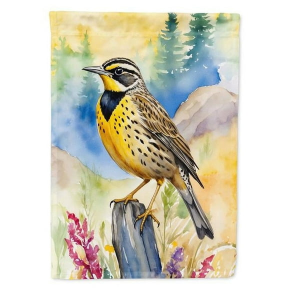 Carolines Treasures DAC7453GF 15.5 x 11.25 in. Oregon Western Meadowlark Garden Flag