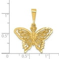 thumbnail image 2 of 14k Yellow Gold Butterfly Charm - 2.1 Grams - Measures 28x24.4mm, 2 of 4