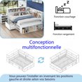 thumbnail image 2 of Full Size Daybed with Storage - Multifunctional White Bed Frame, 2 of 7