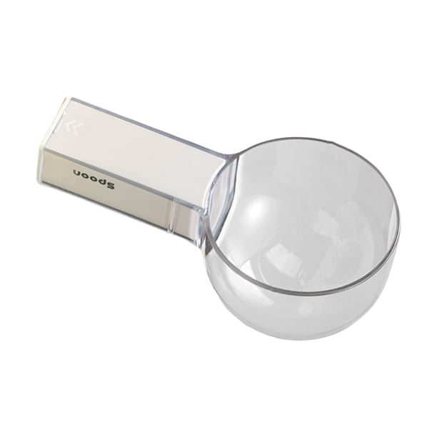 Cuchara graduada con caja de almacenamiento a prueba de insectos, mango extraíble, cuchara medidora transparente de 40 ml a 160 ml, herramienta de cocina para cocinar fideos de arroz.