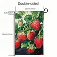 thumbnail image 3 of Heduofu Garden Flag Watercolor Fruit Leaves Home Flags Double-Sided Welcome Yard Flag Outdoor Decor White, 3 of 6