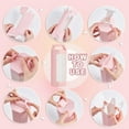 thumbnail image 4 of 10pcs Paper Gift Boxes with Clear Window 3.4 x 9.6 x 1.3 inch Octagon Kraft Package Box with Handle Pink Goodies Favor Box Wrapping Boxes Cup Boxes for Drinking Jars Glass Can Tumbler, 4 of 6