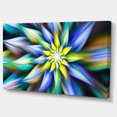 thumbnail image 2 of Dancing Multi Color Flower Petals - Floral Canvas Art Print, 2 of 4