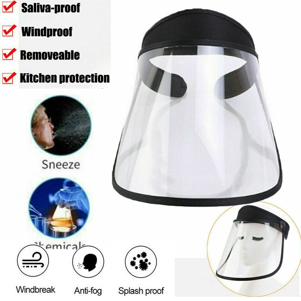 Safety Full Face Shield Clear Flipup Visor Glasses Eye Protect