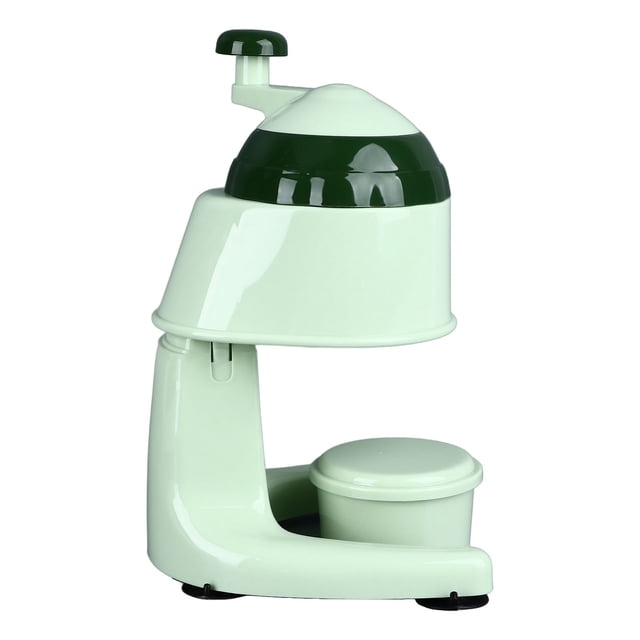 Snow Cone Maker, Efficient Versatile Portable Manual Shaved Ice Machine with Ice Cube Mold for Home Kitchen Camping