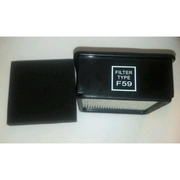 Dirt Devil F59 Total Vision Cyclonic Bagless Upright UD70220 HEPA & Foam Filter Kit, Part 304707001,