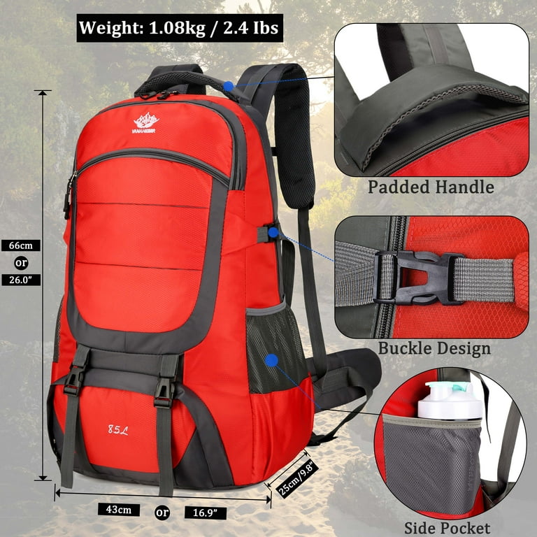85 l travel backpack Kelty Glendale 85L  Kaviso, LLC providing ample storage capacity and durability for extended journeys INOXTO 85L Lightweight Hiking Backpack