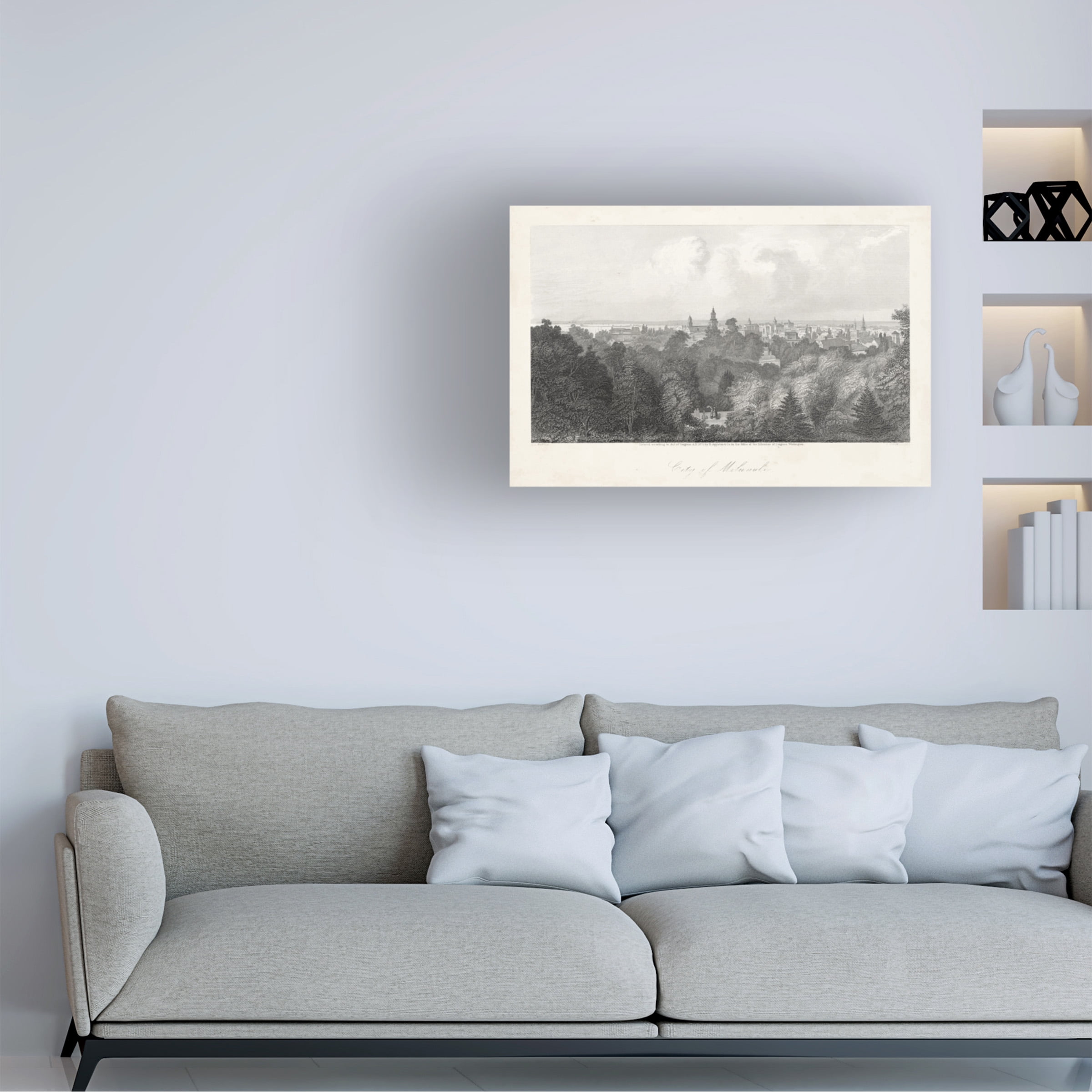 William Cullen Bryant 'City Of Milwaukee' Canvas Art