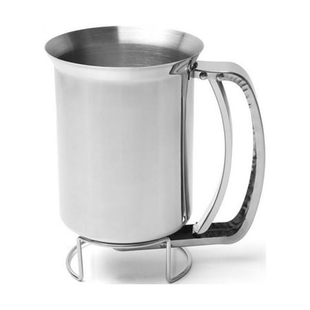 

CHAXIN Stainless Steel Pancake Batter Dispenser Multifunction Pancake Dough Dispenser Handheld Cupcake Waffle Batter Funnel Lightweight for Pastry Shops Bakeries