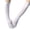 White, variant on Elegant Milk Silk Elastic Long Gloves Soft Breathable Opera Performance Mittens 17.7in 1 Pair Black