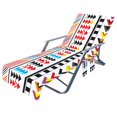thumbnail image 2 of Housse de Chaise de Plage Housse de Chaise Longue avec Poches Latérales, 2 of 7