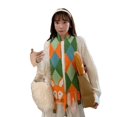 thumbnail image 5 of New Autumn Winter Children's Cartoon Fox Knitted Scarf Baby Boys Girls Warm Women Shawl Kids Female Knitted Animal Women Scarf, 5 of 5