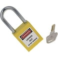 thumbnail image 1 of Wekity Lockout Tagout Locks Safety Padlock Loto Locks Keyed Alike PA Lock Out Tag Out Steel Shackle Small Luggage Padlocks Yellow 3PCS-0621, 1 of 5