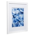 thumbnail image 2 of Snap 16x20 Flat Double Mat for 11x14 Photo, Wall Mount Picture Frame, 11" x 14", White, 2 of 6