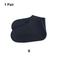thumbnail image 4 of Sonducket 1 par de fundas de silicona para zapatos para hombres y mujeres, antideslizantes, impermeables, plegables, elegantes, de Color sólido, Accesorios de calzado Negro S Sonducket AP012017-03, 4 of 6