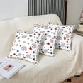 thumbnail image 4 of 4th of July Throw Pillow Covers 18"x18" Set of 2 Soft Stars Firework Decorative Throw PillowCases for Sofa Room Decorative Independence Day Pillow Cases Cushion Covers Fireworks White Cushion Cases, 4 of 6