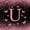 Pink Black U, variant on jejeloiu Butterfly Glitter Initial R Print Duvet Cover Set For Girls,Pink Monogrammed Theme Bedding Full For Kids,Pink Reversible,3pcs(No Comforter)