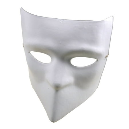 BAUTA MASQUERADE MASK - White Craft Masks - PAPER MACHE