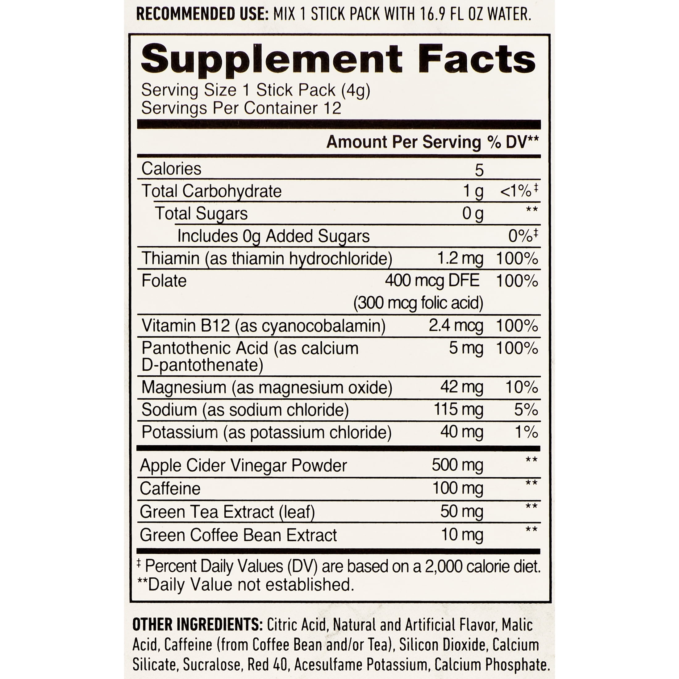 SlimFast, Intermittent Fasting Energizing Hydration Drink Mix, Fruit Punch, 12 Servings