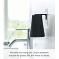 thumbnail image 4 of Yamazaki Home Traceless Adhesive Magnetic Cup, Black, ABS Plastic, 200ml, Adhesive, No Assembly, 4 of 7