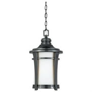 Ashley Harbor Harmony Outdoor Hanging Lantern in Grey Metallic
