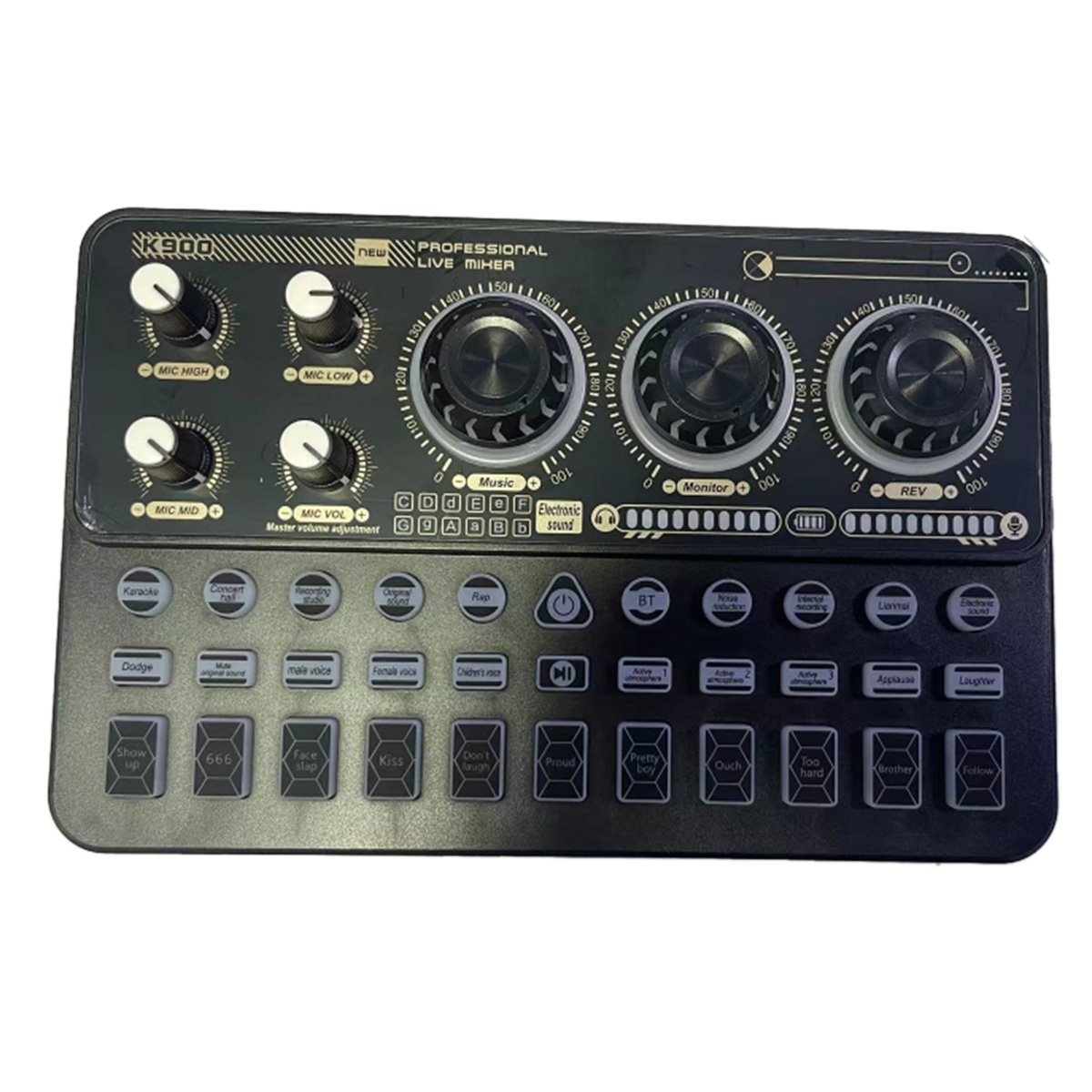 SK900 K900 Mixer Live Equipment Mobile Phone Computer USB External Multi-Function Sound Card English Version