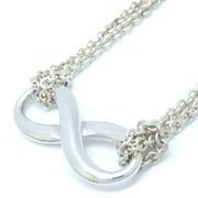 Pre-Owned TIFFANY&Co. Tiffany Infinity Necklace Silver 925 291658 (Good)