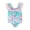 Blue, variant on Toddler Girl Bathing Suit 6M 12M 18M 2Y 3Y Two Piece Baby Girl Tankinis Watermelon Swimsuit Halter Neck Bikini Sets Beach Outfit