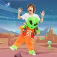 thumbnail image 4 of GOOSH 36 inch Kids Alien Costume, Alien Halloween Costume Blow Up Alien Costume, Funny Boys Girls Unisex Blow Up Halloween Costumes for Halloween Holiday Party Cosplay, 4 of 7
