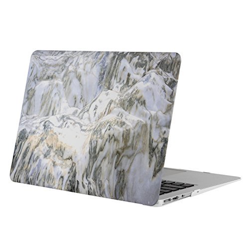 Mosiso Marble Pattern Laptop Hard Cover Case for MacBook Air 13 inch A1369 and A1466 , Landscape