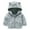 Gray, variant on GYRATEDREAM Toddler Girls Boys Polar Fleece Jacket Hooded Zip Up Coat Warm Autumn Winter Long Sleeve Thick Warm Outerwear