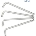 thumbnail image 3 of 4 PCS 3/16" Ball End Hex Key Allen Wrench, SAE Internal Hexagonal, Wrench L Shaped Long Arm Repairing Tool, CR-V, 3 of 7