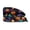 Dark Blue B, variant on Nurse Scrub Cap for Women Men Halloween Pumpkin Moon Star Bat Print Ponytail Bouffant Working Cap Dust Cap Casual Head Wrap for Long Hair Daily Earthy Yellow B