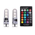 thumbnail image 4 of Peggybuy 6Pcs LED Width Light T10 RGB Car Door Side Light with Remote Controller for Auto, 4 of 7