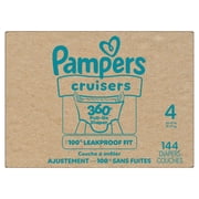 Pampers Cruisers 360 Baby Diapers Size 4, 144 Count (Select for More Options)