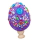 thumbnail image 5 of Huevo de Pascua con lentejuelas DIY, arte creativo de Pascua, regalo decorativo para fiestas de Pascua. Violeta, 5 of 9