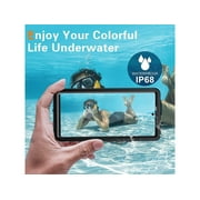 Google Pixel 6A Waterproof Case, IP68 Waterproof Shockproof Protective Case with Screen Protector Underwater Clear Back Cover for Google Pixel 6A 5G