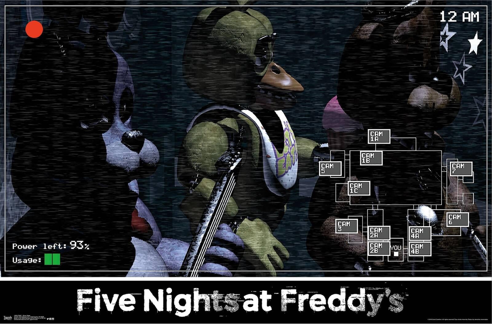 Five Nights at Freddy's - Show Stage Canvas Wall Poster, 22.375" x 34"