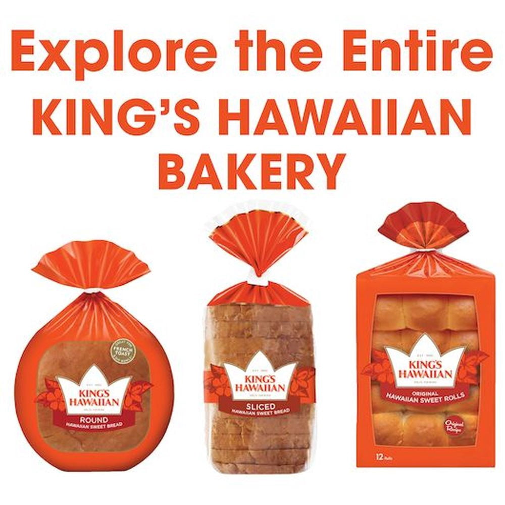 Kings Hawaiian Original Sweet Pre Sliced Slider Bun, 10 Ounce -- 12 per case