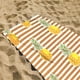 thumbnail image 4 of Toalla de playa de microfibra Toalla de baño colorida súper liviana Toalla de playa a prueba de arena Toalla multiusos para piscina de viaje 27x59 pulgadas Wmkox243yii hfskjfh236, 4 of 8