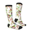 thumbnail image 3 of Balery Birds And Flowers Printed Novelty Socks Men's Women's Crew Socks Sports Socks Knee High Socks Cotton Socks Quirky and Cool Socks, 3 of 9
