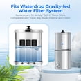 thumbnail image 3 of Waterdrop Black Water Filter, Replacement for Berkey®, Purewell®, ProOne®, BB9-2® Carbon Filters, Waterdrop Gravity Water Filter System, NSF/ANSI 42&372 Certified Water Filter, 3 Pack, 3 of 9