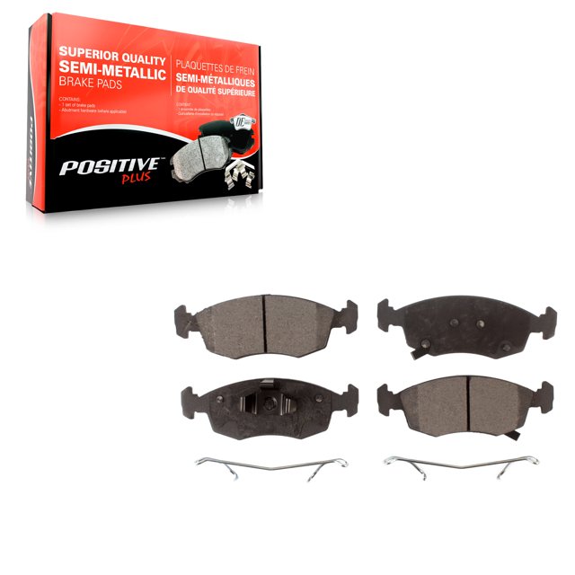 Positive Plus Front Semi-Metallic Disc Brake Pads PPF-D1568 for Car Fiat 500