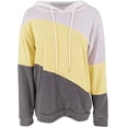 thumbnail image 4 of Fesfesfes Women Hooded Stripe Printing Hooded Loose Long Sleeve Tops Casual Sweatshirt Under $10, 4 of 6