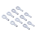 thumbnail image 2 of 10 Pieces Steel Wire Rope Eyelets Gym Machine Cable Replacement Exercise Machine Terminal Connector Attachments for 2mm Wire Rope 6mm, 2 of 8